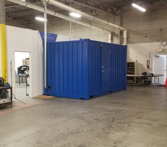 Military Products Modified Custom Shipping Containers Battery Test Lab by Ultimate Bunker