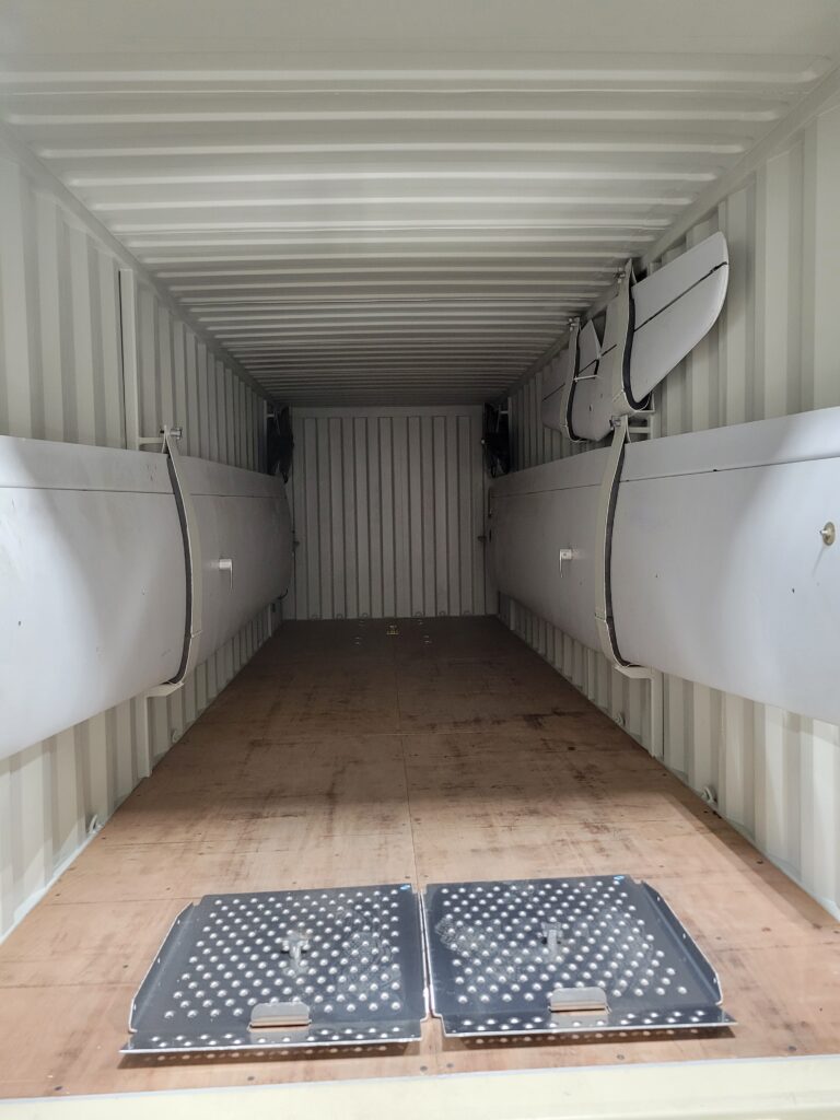 Custom Built Aircraft Containers for safe transportation and storage