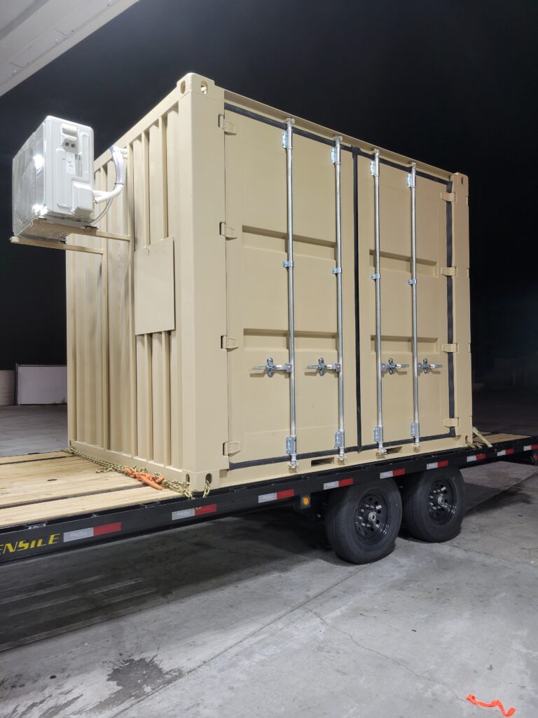 Custom Built Storage Containers for Government Assets and transportation