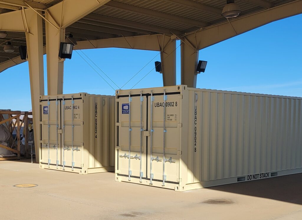 CONEX Shipping Containers for Military and Commercial use