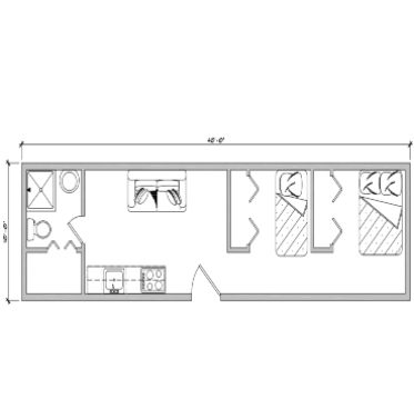 10 x 40 Underground Bunker